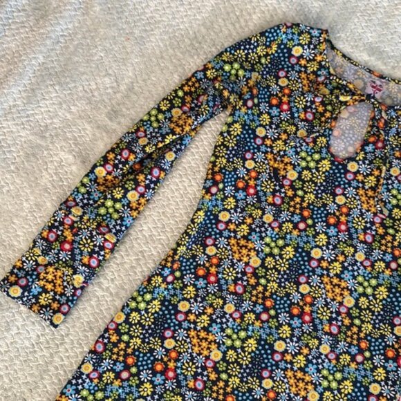 Flower Dress Retro Hippy Vintage Vibe Size Small - Picture 4 of 12